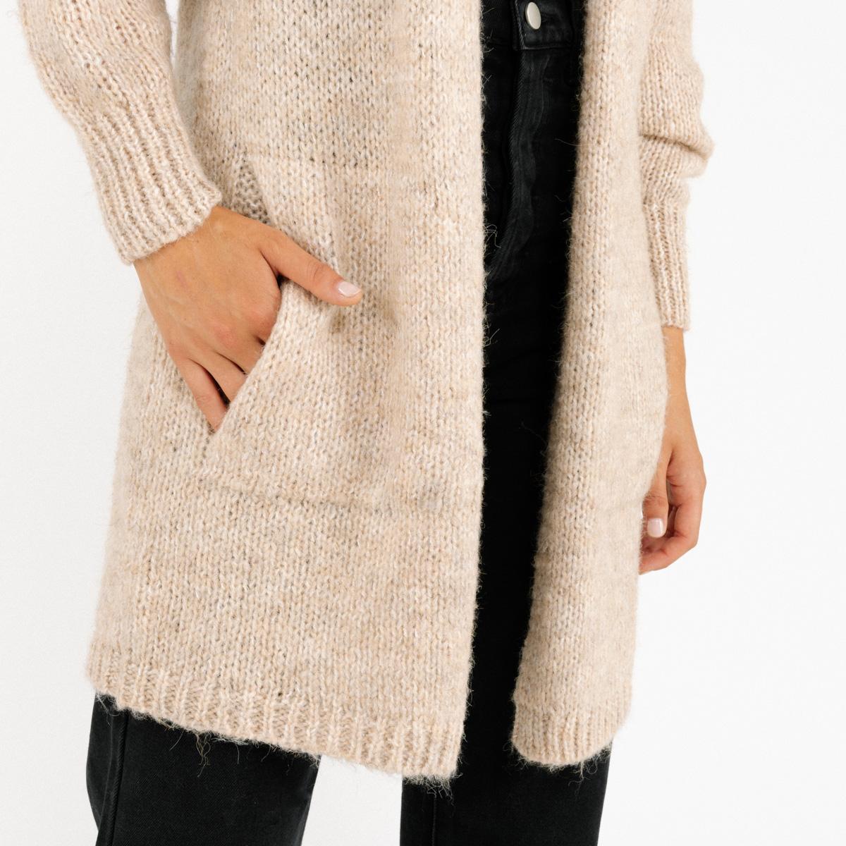 long cardigan with pockets